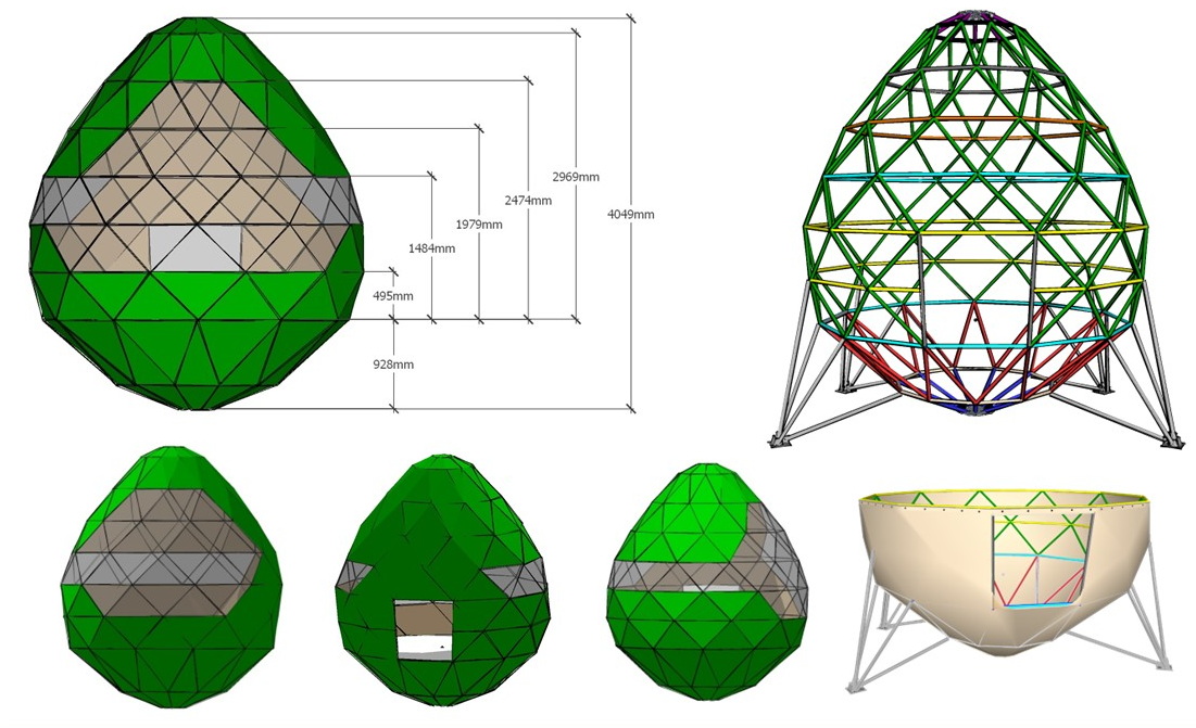 Crystal Dome ežero pakrantėje