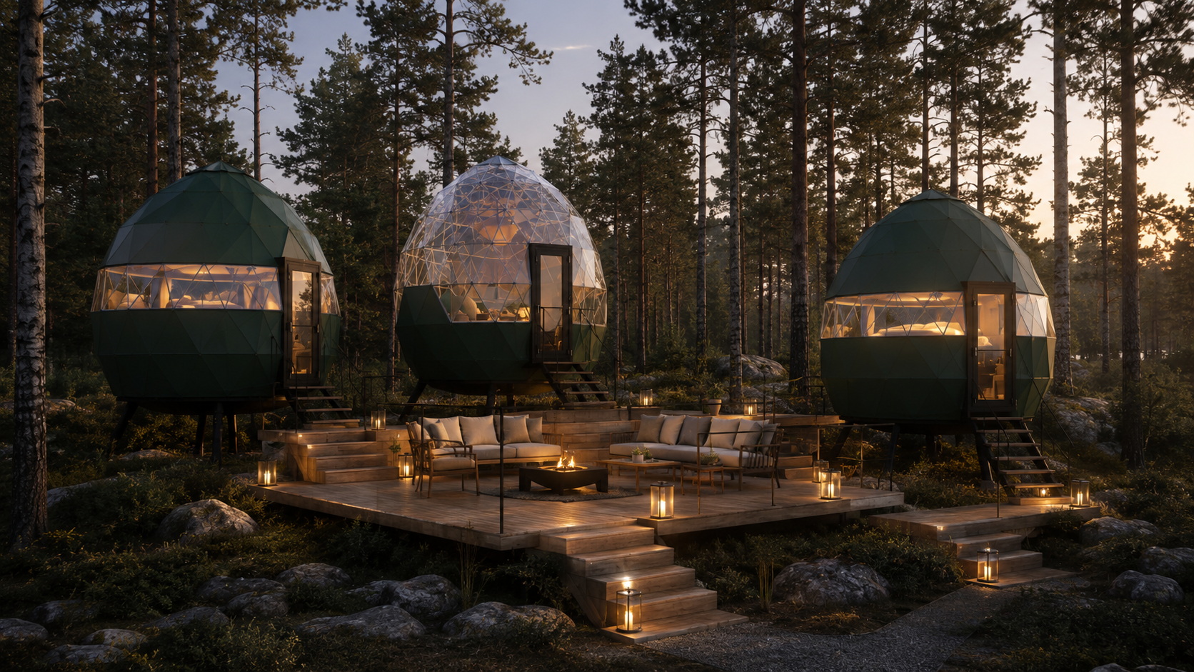 Crystal Dome kelių kapsulių kompleksas